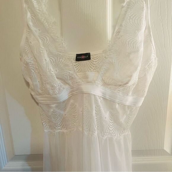 Cosabella White Lace Chemise - Picture 6 of 10
